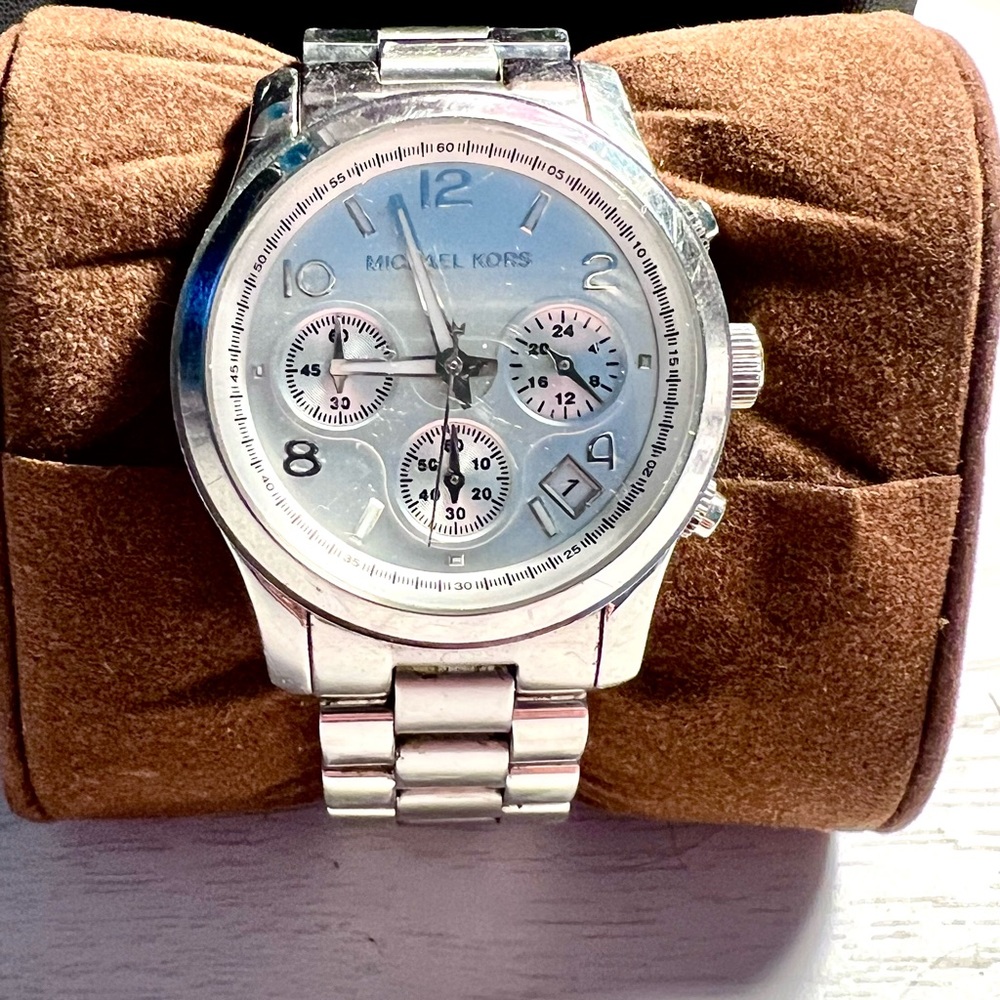 Michael Kors chronograph stainless watch